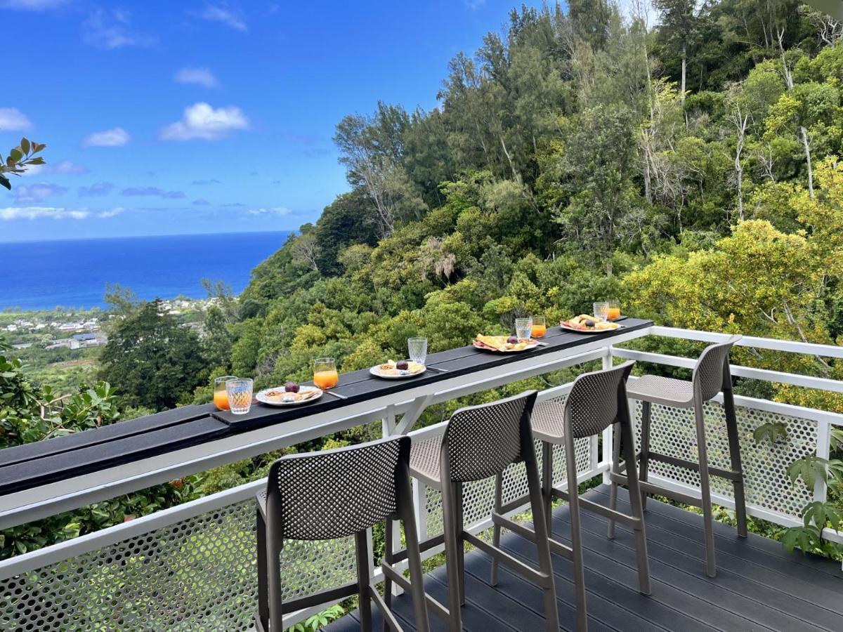 "La Ravine" Prive, Luxe, Avec Une Vue Unique Saint-Joseph Exterior foto